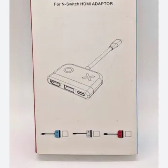 Switch USB-C Adapter with HDMI Support - Red and Black - Picture 3 of 3